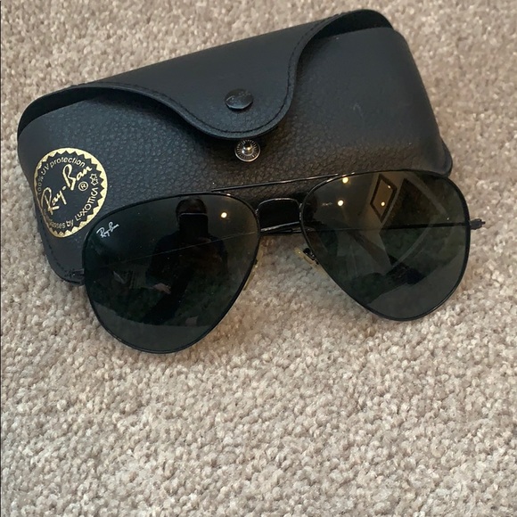 Ray-Ban Accessories - Ray-Ban Black Aviator (large size)